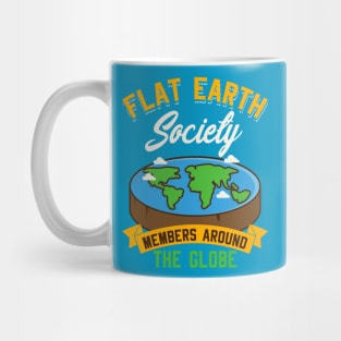 Flat Earth Society Members Around the Globe Mug